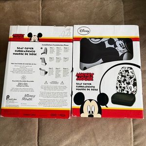 Mickey Mouse seat covers (2)